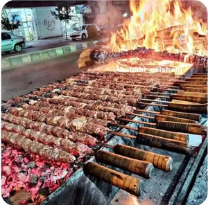 باغ رستوران هیمه کباب گیلان کباب دستکی