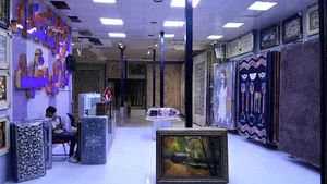فرش شاهکار طلایی مشهد(دیپلمات)