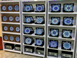 کارگاه تولید ظروف مسی مینا