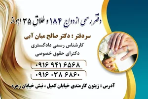دفتر ازدواج ۱۸۴ صالح میان آبی 3