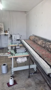 لبه دوزی فرش و موکت 2