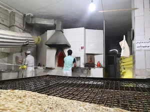 نانوایی سنگک گل گندم
