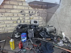 تعمیرگاه خدمات برق ماشین سنگین استاد هادی شجاعی