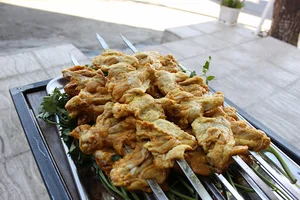 جگرکی تاقه دار با نان داغ