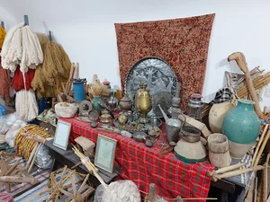 کارگاه کرباس و حوله بافی گل مریم