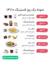 کیا تا حالا فستینگ ۱۴:۱۰ رو امتحان کردن؟✋ . این فقط یک ...