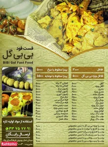 تهیه غذای بی بی گل