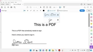 امضا PDF : آموزش تصویری درج امضا روی فایل پی دی اف
