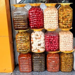 محصولات ارگانیک تربچه نقلی