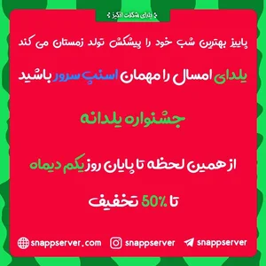 هاستینگ و طراحی سایت اسنپ سرور 5