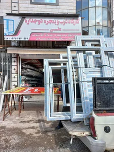 پنجره دوجداره کرکره برقی توری پلیسه والومنیومی علی اکبری