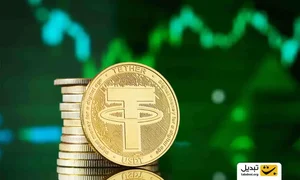قیمت تتر به صورت لحظه ای و نمودار قیمت تتر