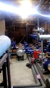 لوله‌کشی و نصب موتورخانه در مرزداران 2
