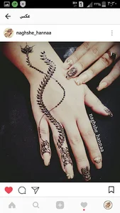 طراحی نقش حنا
