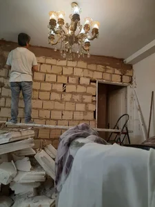 گچکاری و خرده‌کاری بنایی در منیریه 2