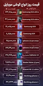 قیمت گوشی
