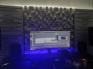 Blue studio music
