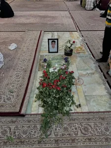 مزار فوتبالیست لژیونر امیرحسین یزدان پرست