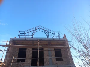 جوشکاری نما و اسکلت شیروانی مهدی اقاجانی