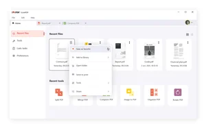 iLovePDF Desktop App. PDF Editor & Reader