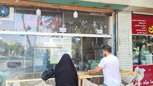 نانوایی سنگک تک اصفهان