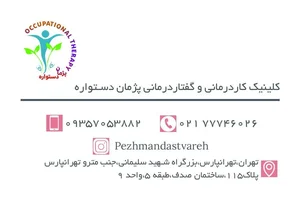 مرکز کاردرمانی و گفتاردرمانی پژمان دستواره(تهرانپارس) 3