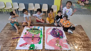 هنرکده کودک سنجاقک sanjaghakchildrenart