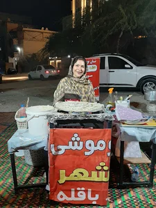 نان توموشی خاله پروین
