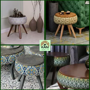 آکام چوب - تولید کننده اکسسوری مبلمان شامل انواع میز پذیرایی، میز تلویزیون، پاف و کوسن در تهران، چهاردانگه