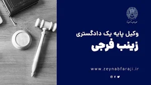 دفتر وکالت وکیل پایه یک زینب فرجی