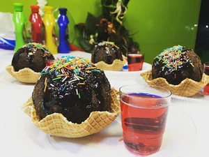 بستنی سرخ کرده اسکوپ