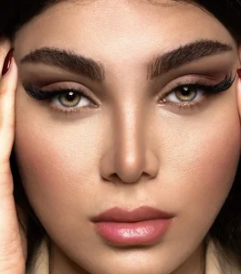 خدمات تخصصی اکستنشن مژه و ابرو مونا امین 3