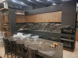 طراحی و اجرای کابینت آشپزخانه «احمد افشار»