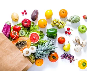 Vegetables and fruit