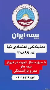 بیمه ایران نمایندگی اعتمادی نیا کد ۳۸۸۹۹