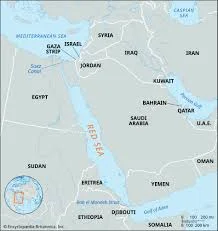 Red Sea | Map, Middle East, Shipping, Marine Ecosystems ...