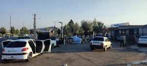 ورودی جایگاه بنزین و CNG