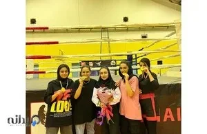 مربی کیک بوکسینگ فاطمه شاهی