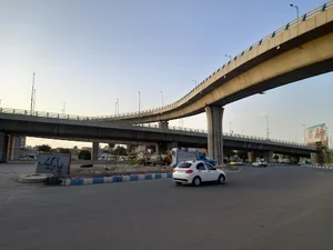 تقاطع غیر همسطح میدان دانشگاه اهواز( شهید قربانی)