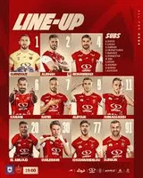ترکیب پرسپولیس در بازی امروز #پرسپولیس #لیگ_برتر