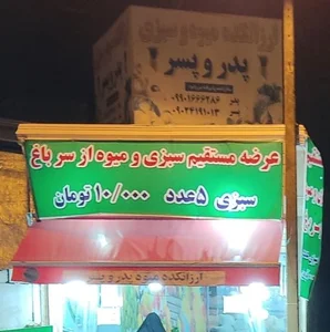 ارزانکده میوه پدر و پسر 3