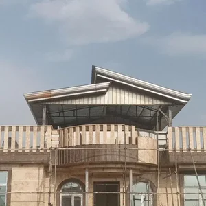سازه فلزی و سقف شیروانی در خزانه 2