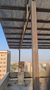 نصاب شیروانی و خرپا در خزانه 2