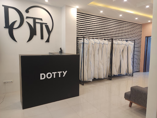 Dotty dress