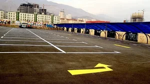 خط‌کشی و رنگ‌آمیزی ترافیکی ونک 4