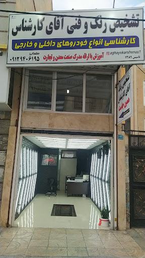 تشخیص رنگ آقای کارشناس