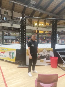 کلاس آموزش موی تای و mma مهدی جعفری 3