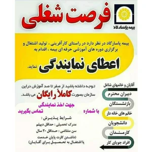نمایندگی بیمه پاسارگاد تهران کد 66512