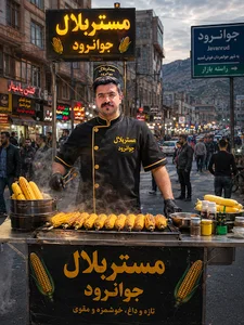 ذرت فروشی شهرام