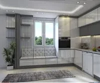 کابینت یو شکل | +40 نمونه از جدیدترین مدل های 2025